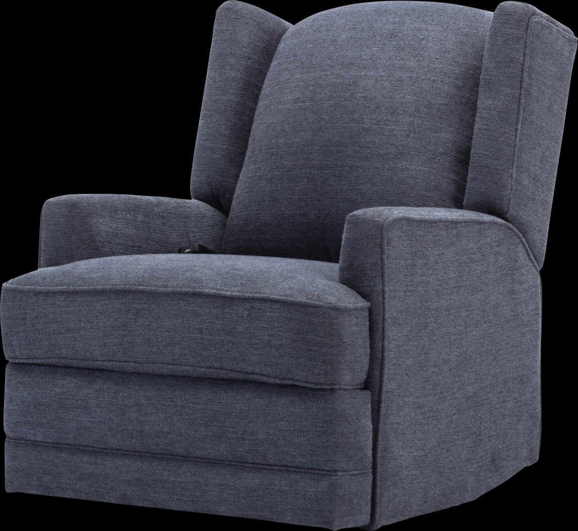 Feildston Blue Power Recliner - Thumbnail - Image 1
