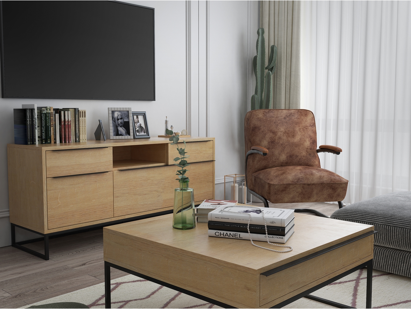 Feiler Brown Cocktail Table - Thumbnail - Image 10