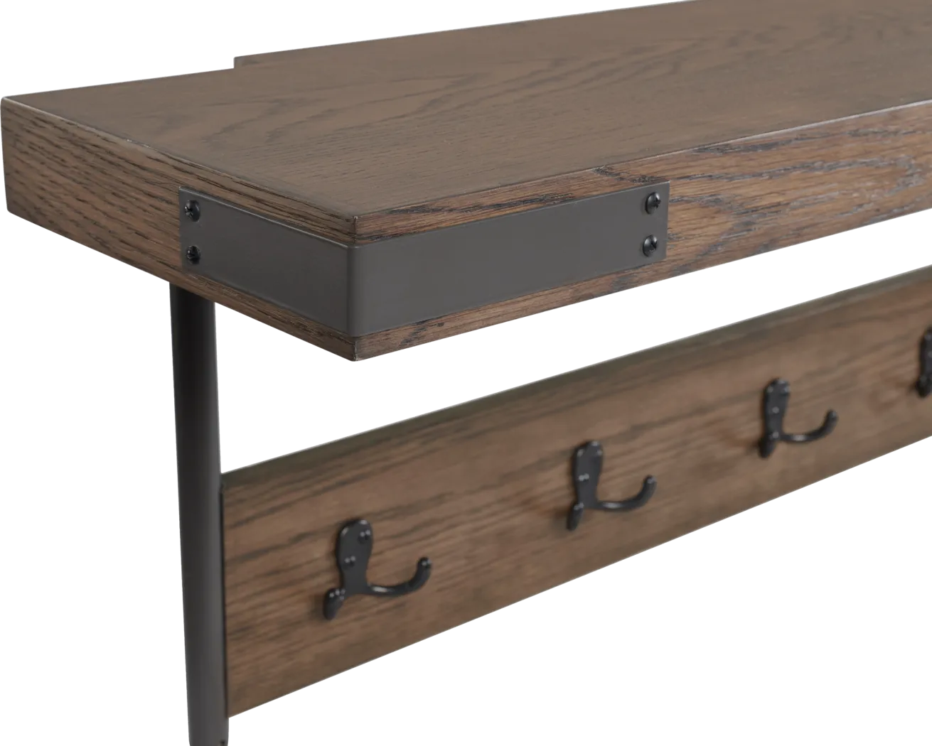 Felbridge Brown Coat Hook & Bench, Set of 2 - Thumbnail - Image 6