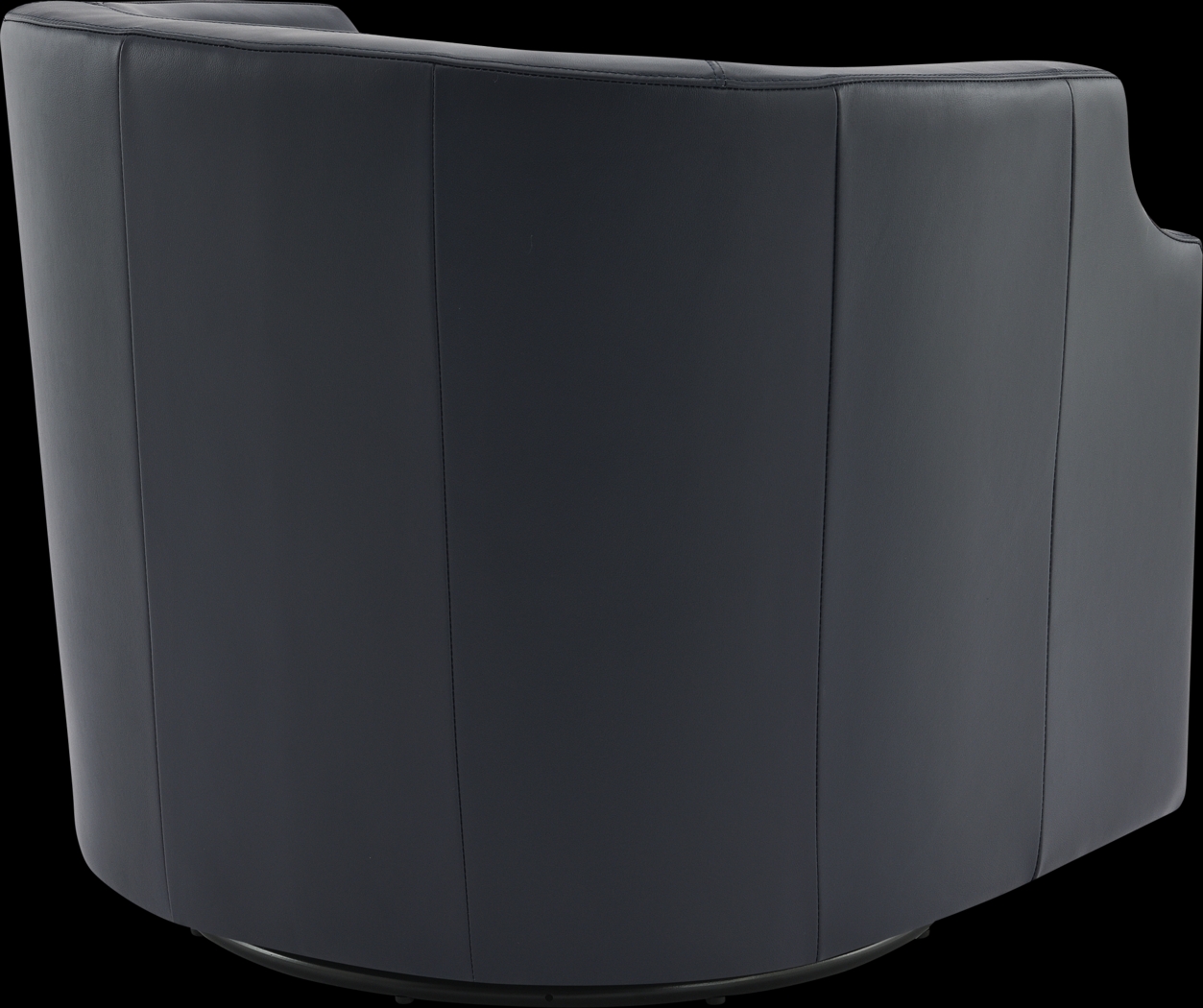 Feleti Dark Blue Swivel Chair - Thumbnail - Image 9