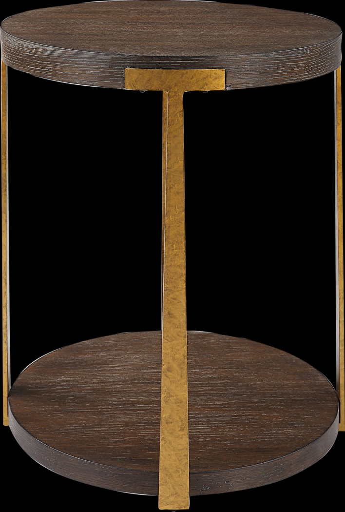 Felge Brown Accent Table - Thumbnail - Image 4