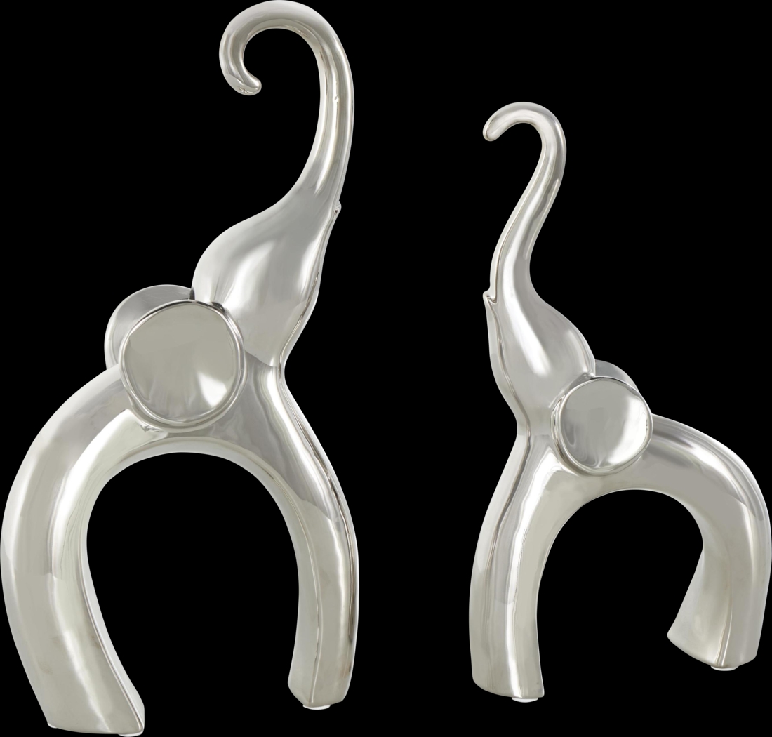 Felosu Silver Sculpture, Set of 2 - Thumbnail - Image 6