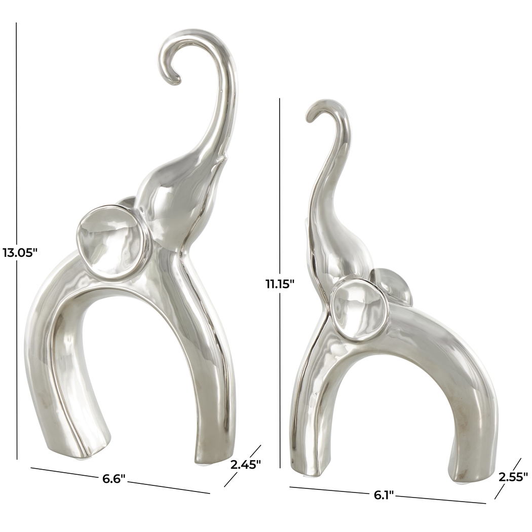 Felosu Silver Sculpture, Set of 2 - Thumbnail - Image 7