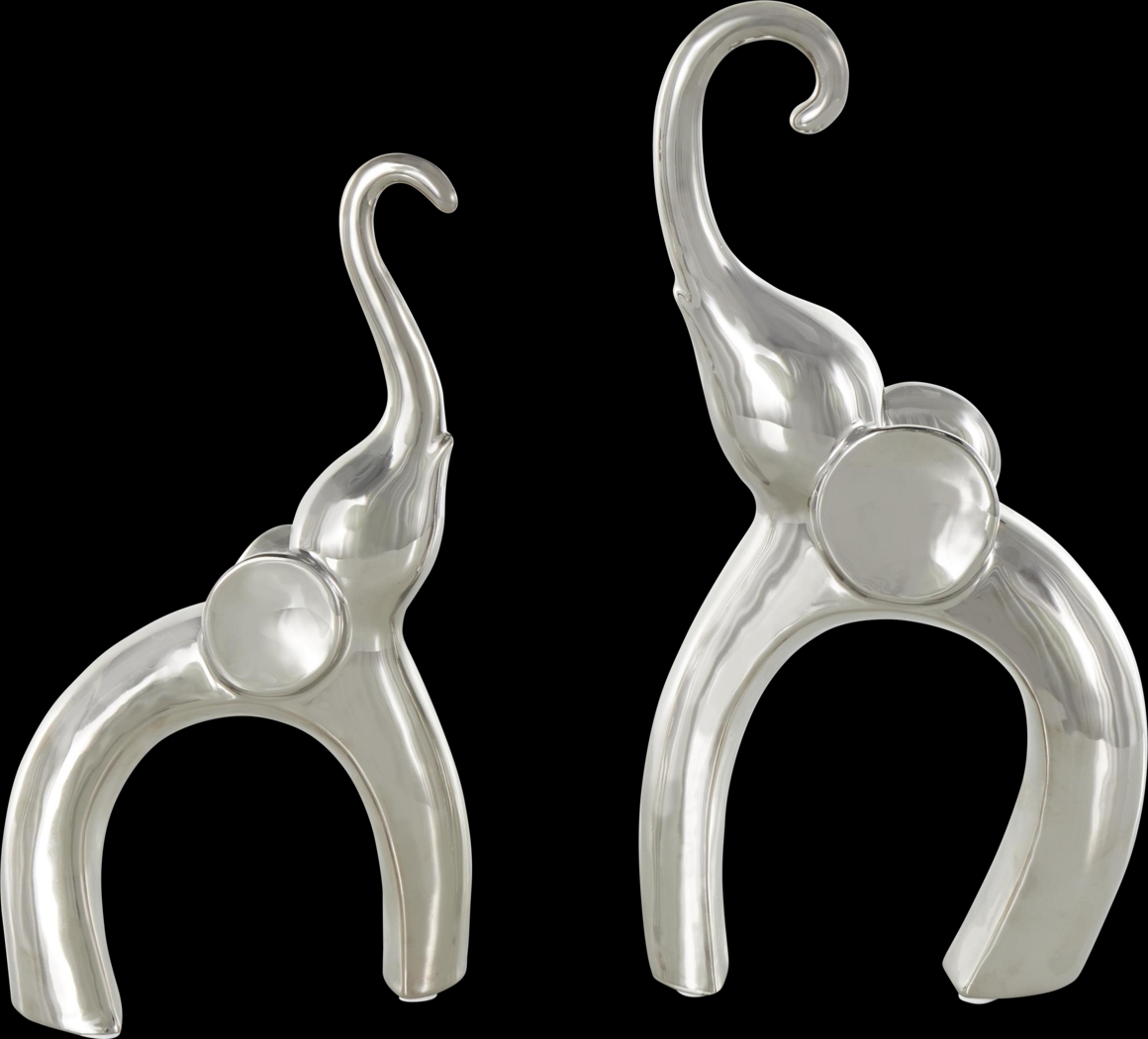 Felosu Silver Sculpture, Set of 2 - Thumbnail - Image 8