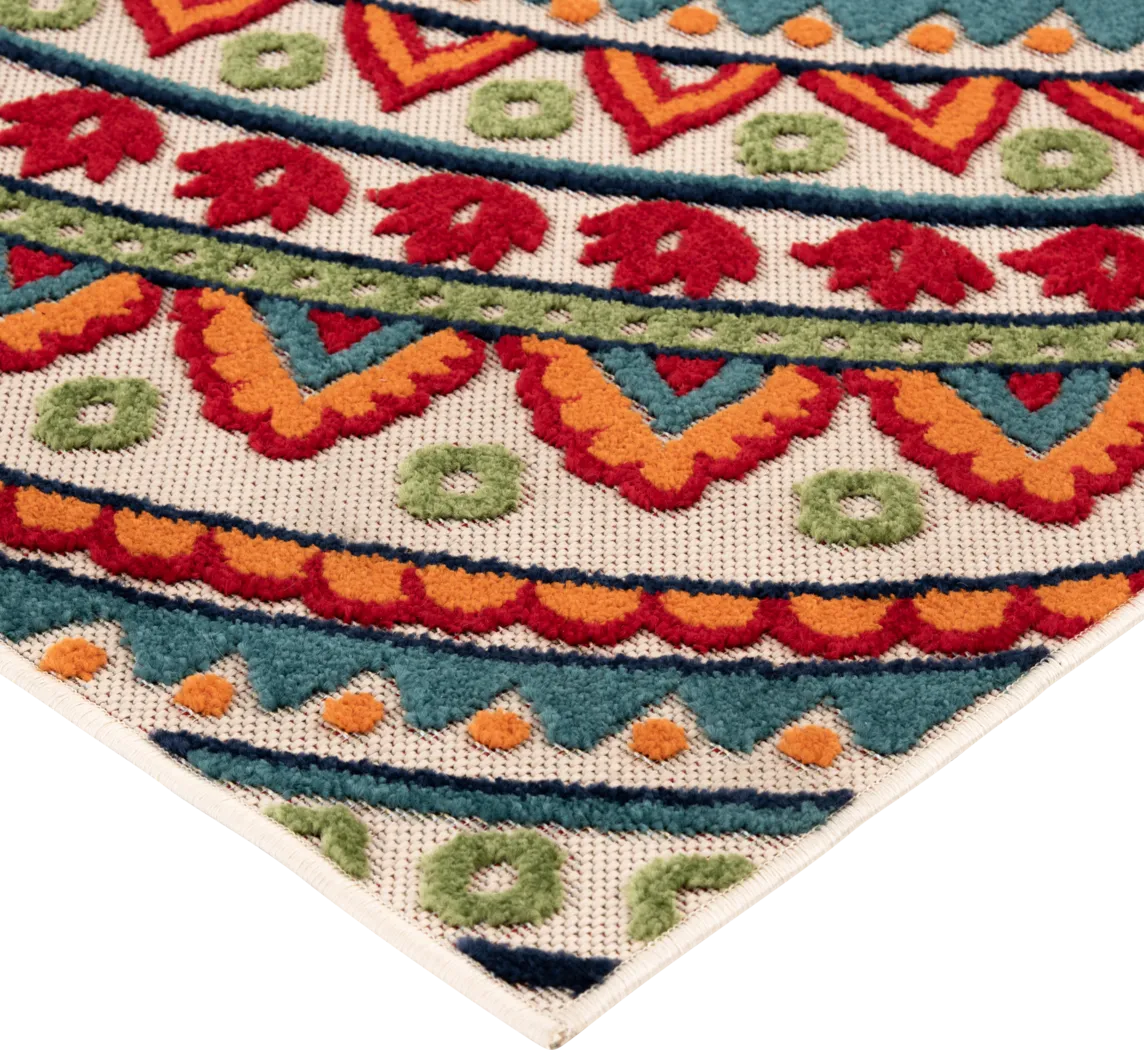 Femi Multi Outdoor Rugs | Rooms to Go
