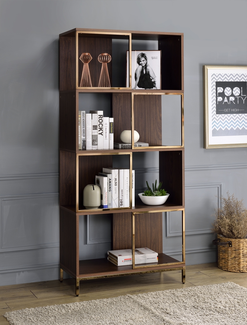 Femy Walnut Bookcase - Thumbnail - Image 3
