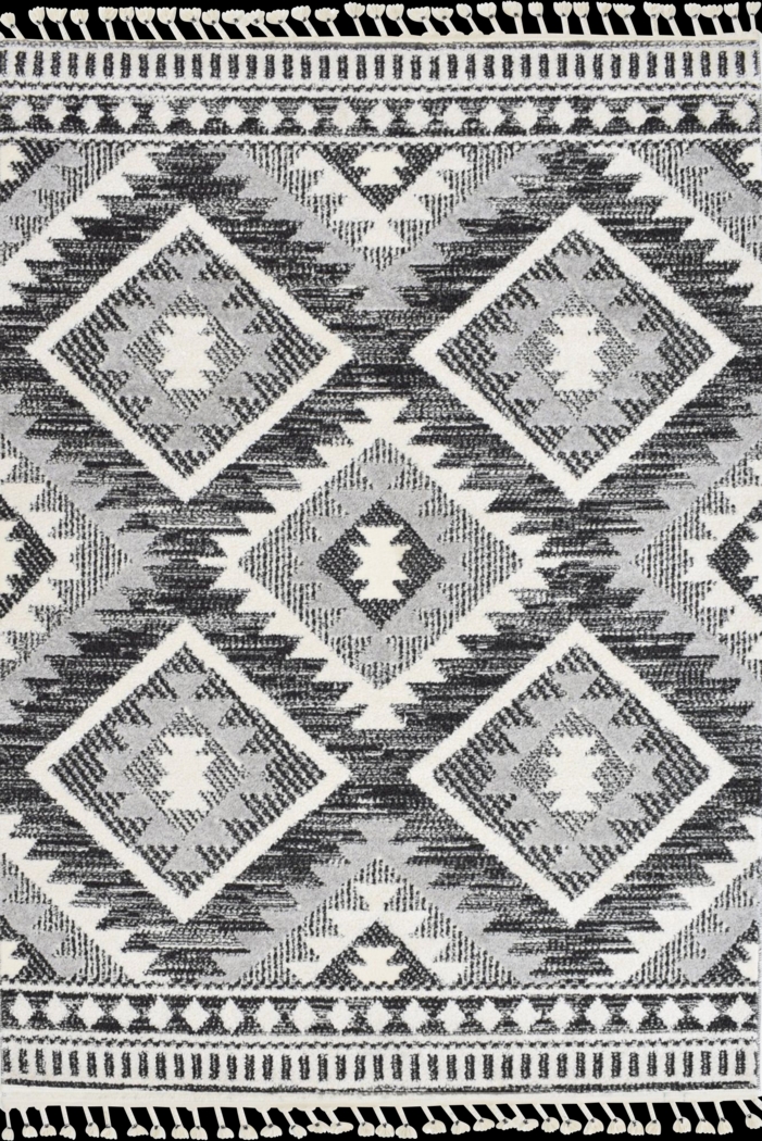 Fenbei Black 8'3 x 10' Rug - Thumbnail - Image 1