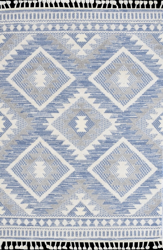 Fenbei Blue 5' x 7' Rug - Thumbnail - Image 1
