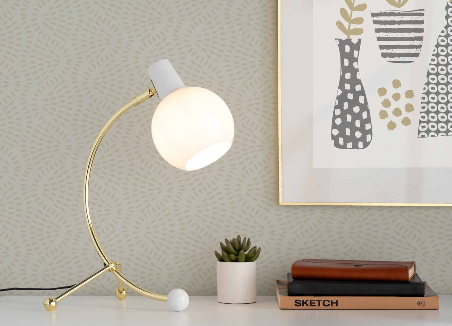 Fencourt Post Gold Lamp - Thumbnail - Image 3