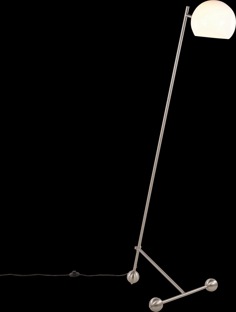 Fencourt Post Nickel Floor Lamp - Thumbnail - Image 2