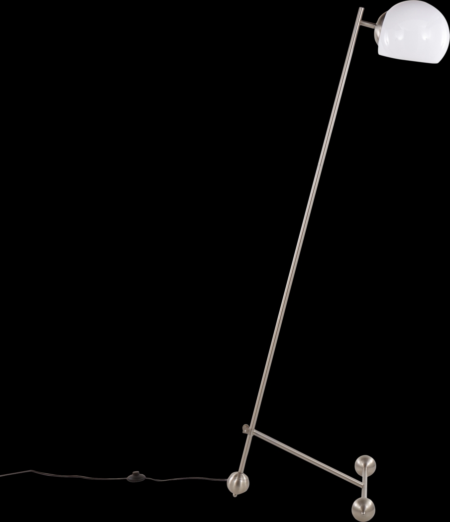 Fencourt Post Nickel Floor Lamp - Thumbnail - Image 3