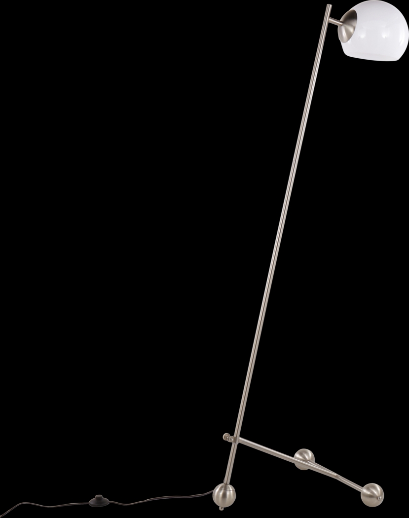 Fencourt Post Nickel Floor Lamp - Thumbnail - Image 4