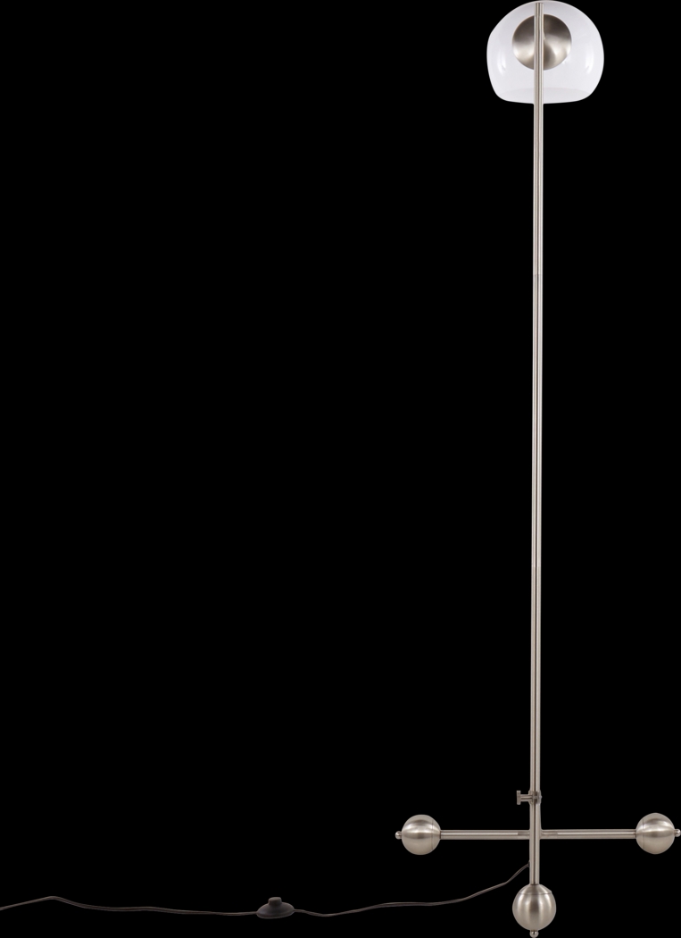 Fencourt Post Nickel Floor Lamp - Thumbnail - Image 5