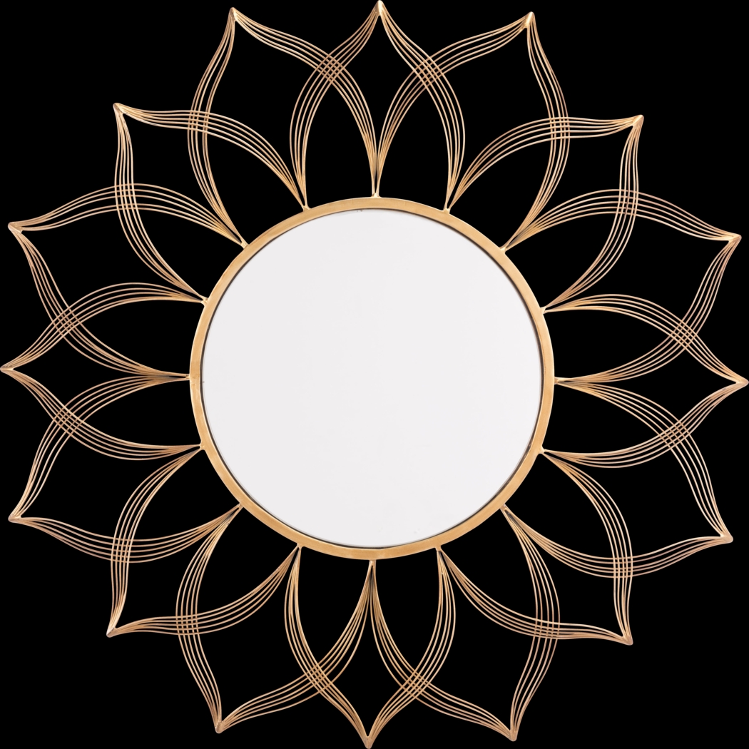 Fendale Gold Mirror - Thumbnail - Image 2