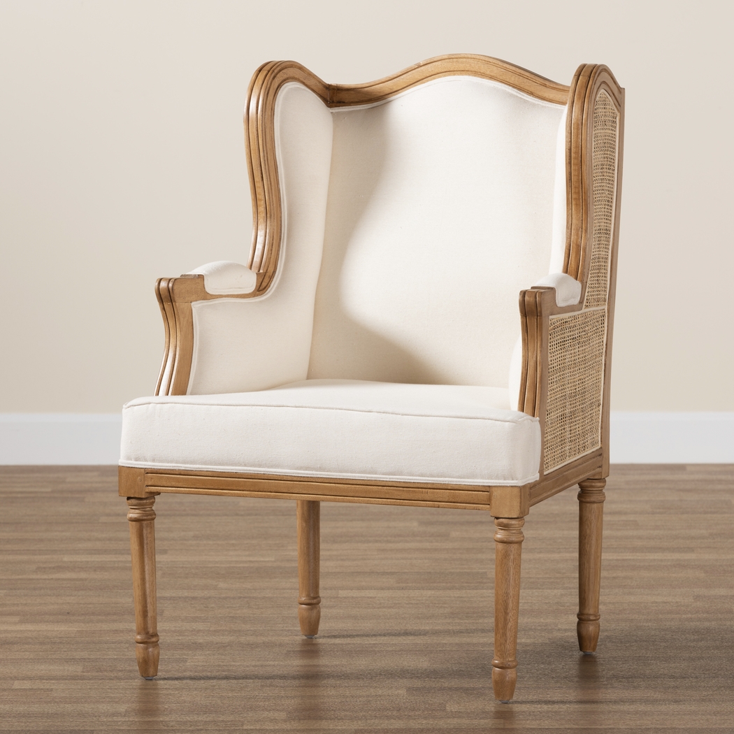 Feneno Oak Accent Chair - Thumbnail - Image 3