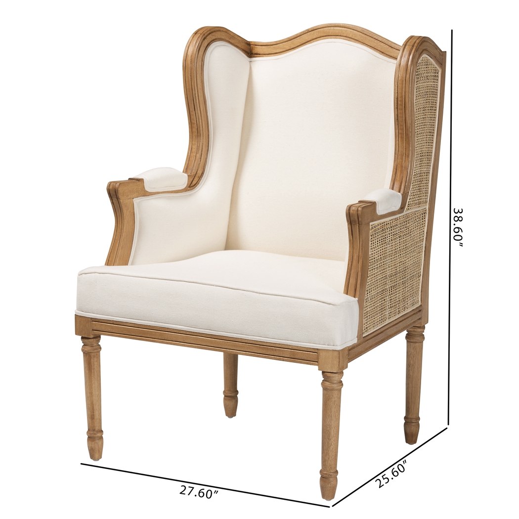 Feneno Oak Accent Chair - Thumbnail - Image 10