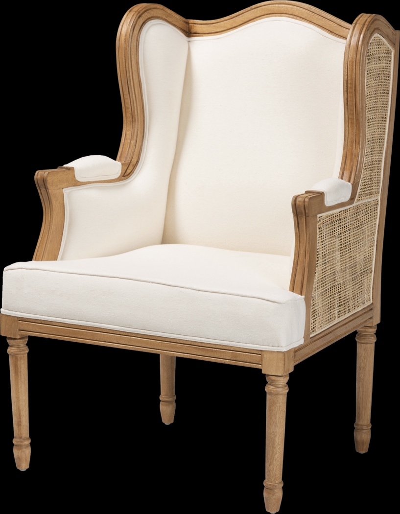 Feneno Oak Accent Chair - Thumbnail - Image 1