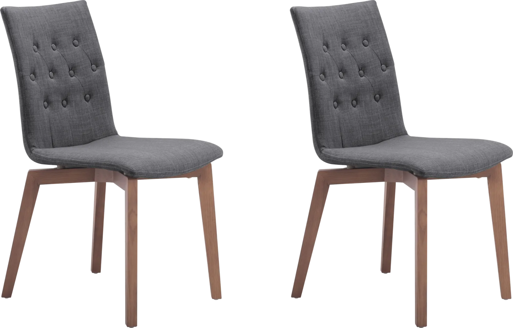 Fenker Gray Side Chair, Set of 2 - Thumbnail - Image 1