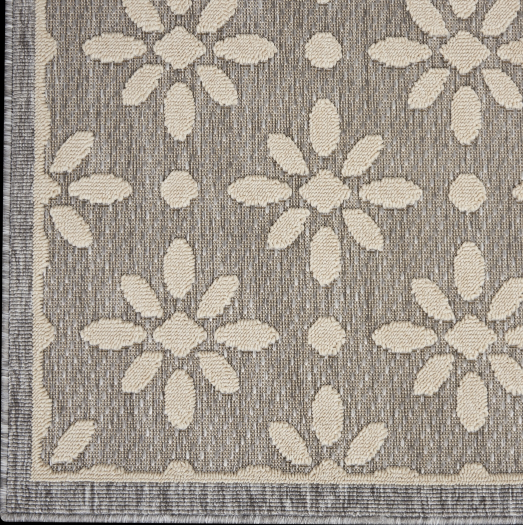 Fennie Gray 8' x 10' Indoor/Outdoor Rug - Thumbnail - Image 3
