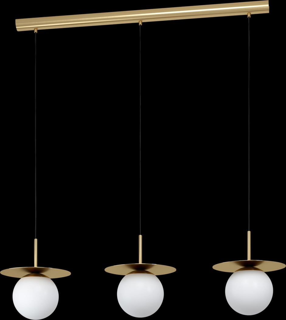 Fenon Shade Brass Chandelier - Thumbnail - Image 1