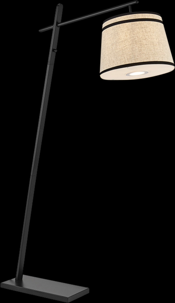 Fenwick Reef Black Arc Floor Lamp - Thumbnail - Image 1