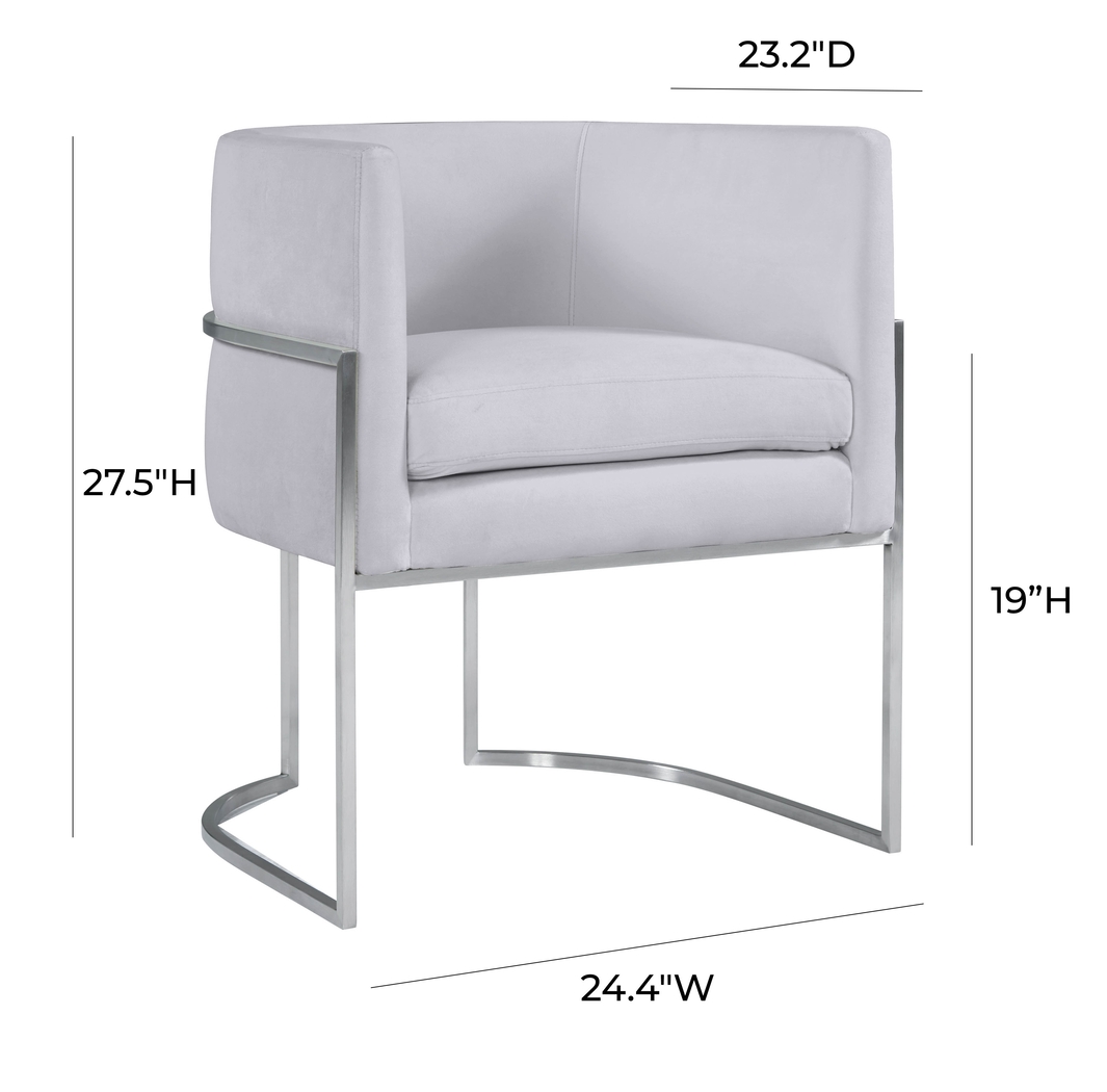 Fera Leah I Gray Arm Chair - Thumbnail - Image 7