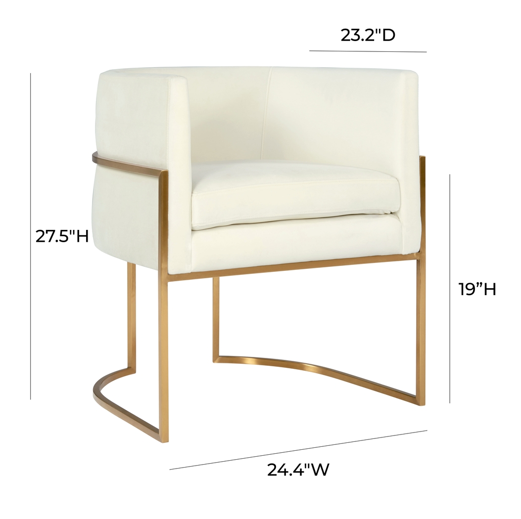Fera Leah II Cream Arm Chair - Thumbnail - Image 7