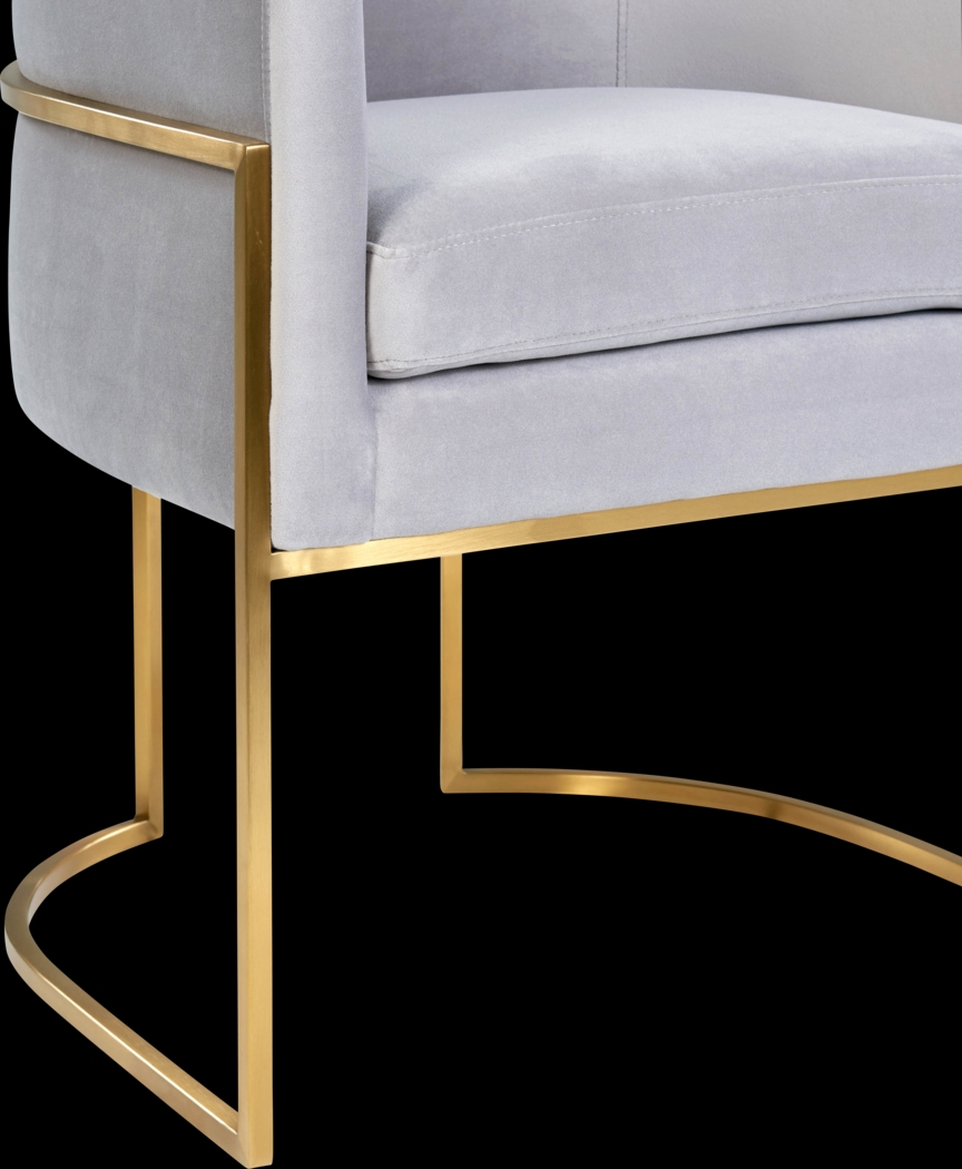 Fera Leah II Gray Arm Chair - Thumbnail - Image 4