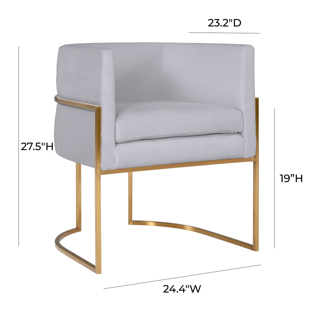 Fera Leah II Gray Arm Chair - Thumbnail - Image 8