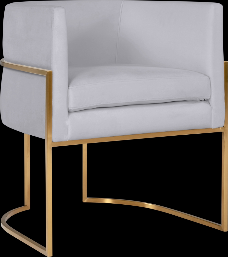 Fera Leah II Gray Arm Chair - Thumbnail - Image 1