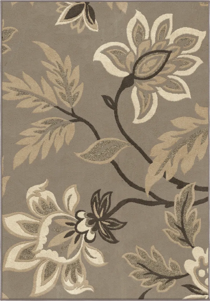 Ferdie Gray 5'3 x 7'6 Rug - Thumbnail - Image 1