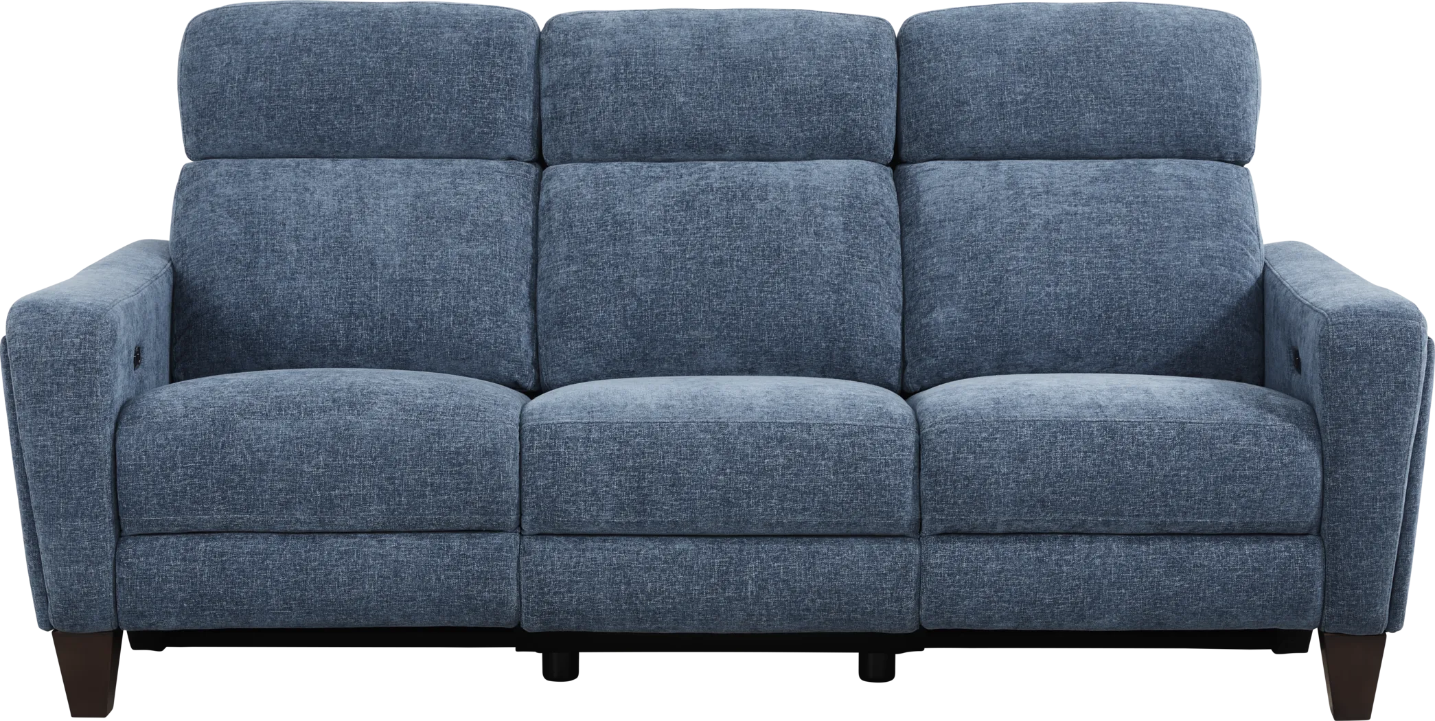 Ferguson Denim Dual Power Reclining Sofa - Thumbnail - Image 2