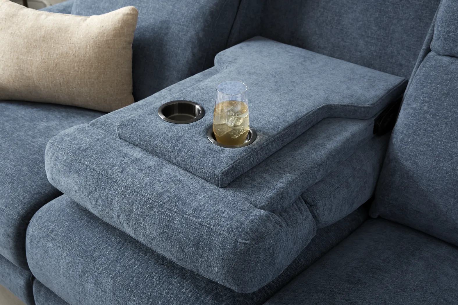 Ferguson Denim 2 Pc Living Room with Dual Power Reclining Sofa - Thumbnail - Image 11