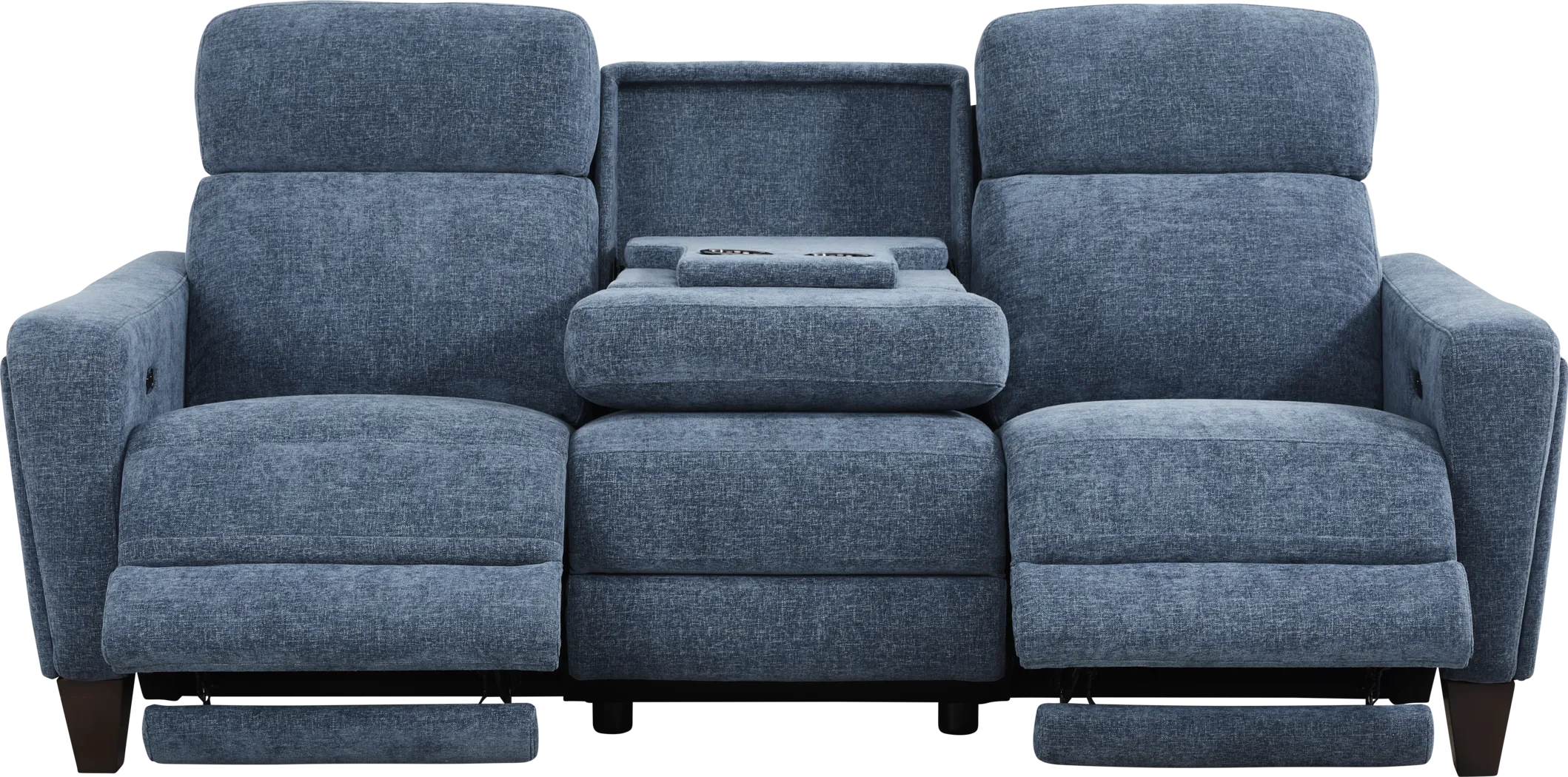 Ferguson Denim Dual Power Reclining Sofa - Thumbnail - Image 3