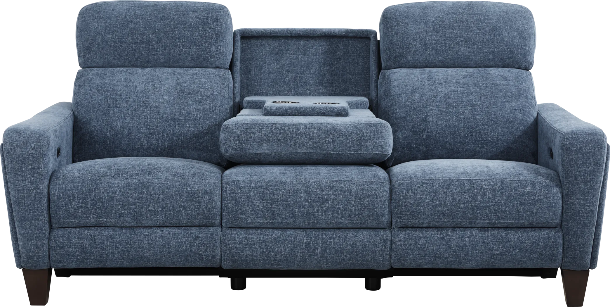 Ferguson Denim Dual Power Reclining Sofa - Thumbnail - Image 4