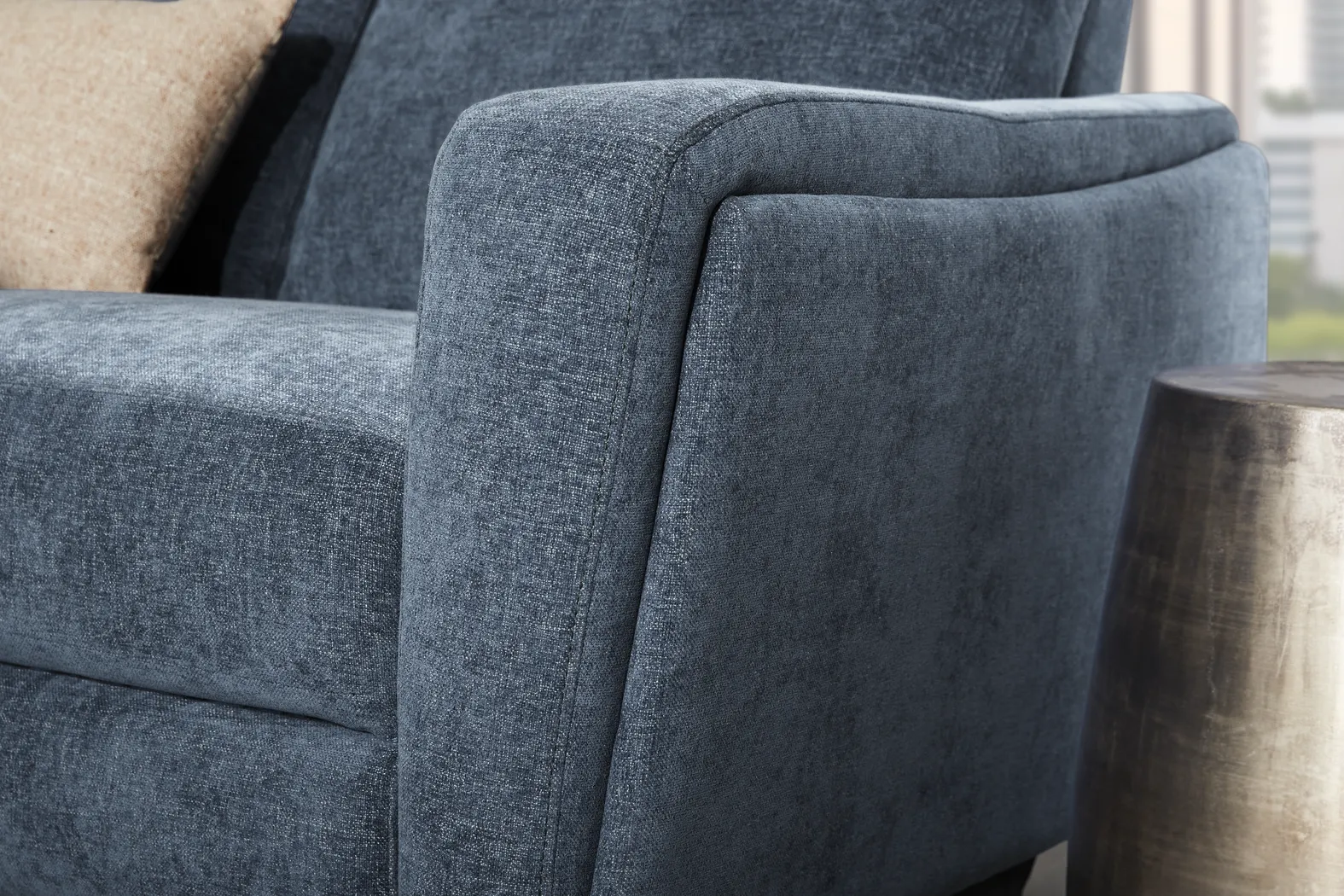 Ferguson Denim 2 Pc Living Room with Dual Power Reclining Sofa - Thumbnail - Image 8