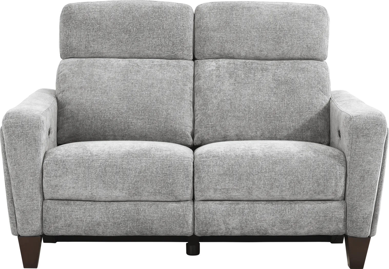 Ferguson Gray Dual Power Reclining Loveseat - Thumbnail - Image 2