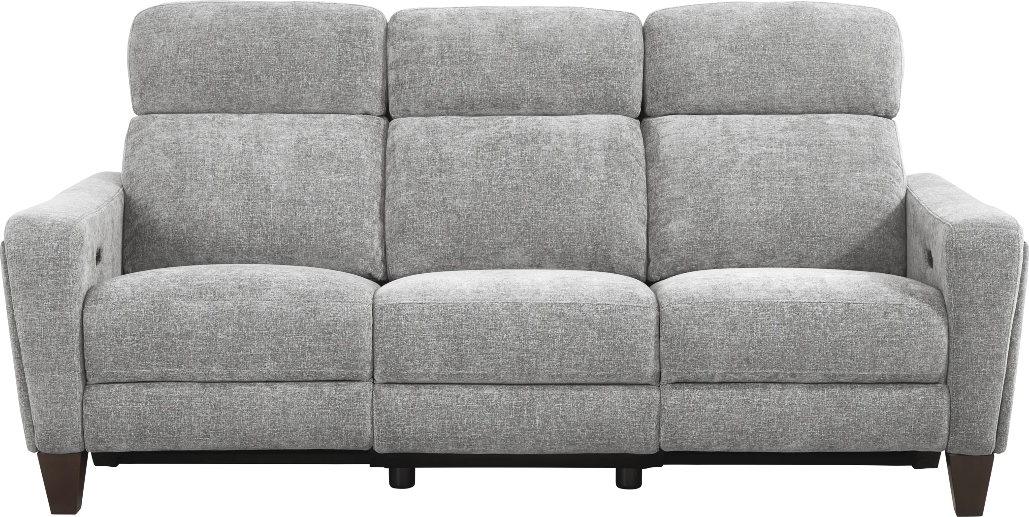 Ferguson Gray Dual Power Reclining Sofa - Thumbnail - Image 2