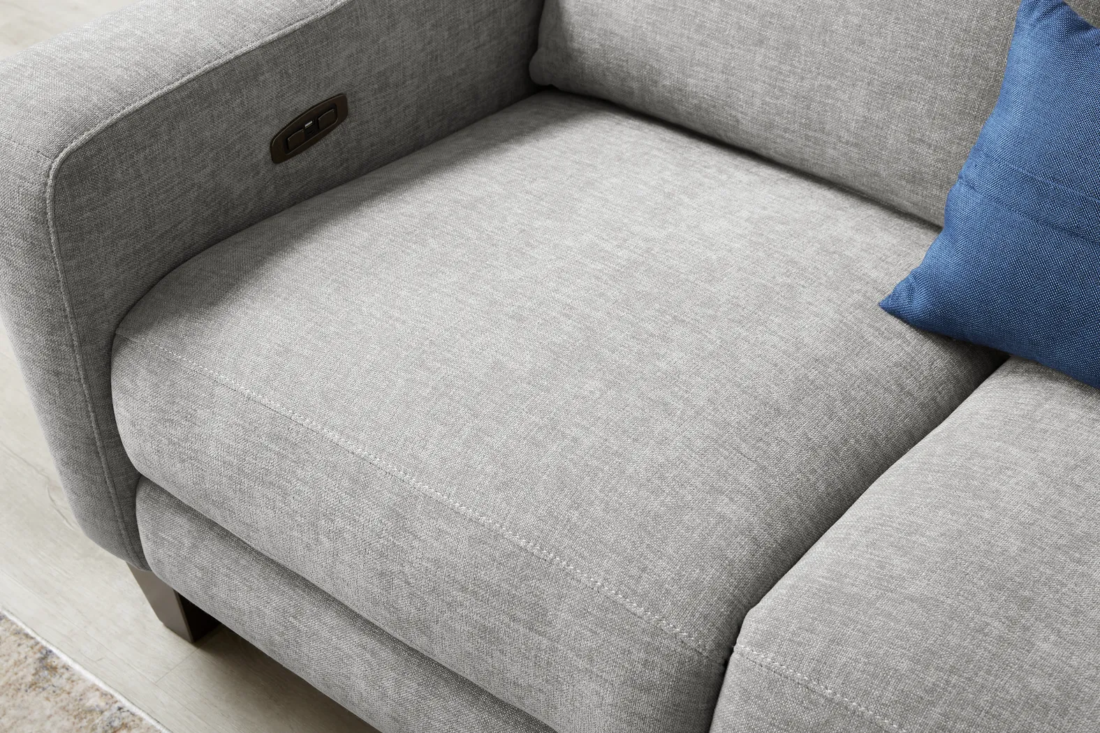 Ferguson Gray 2 Pc Living Room with Dual Power Reclining Sofa - Thumbnail - Image 9
