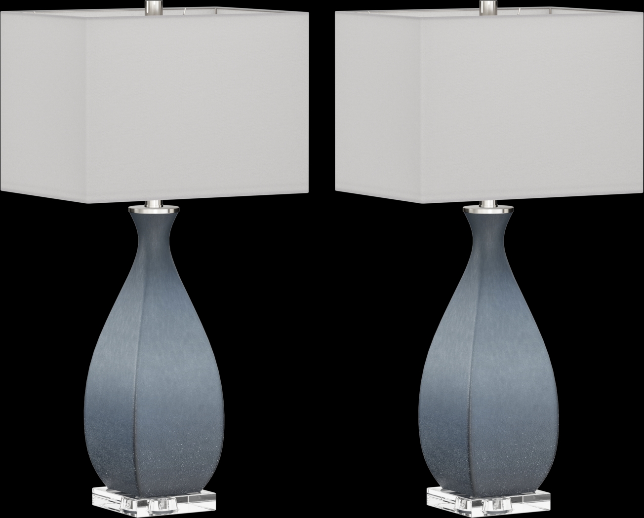 Ferlita Point Blue Table Lamps, Set of 2 - Thumbnail - Image 1