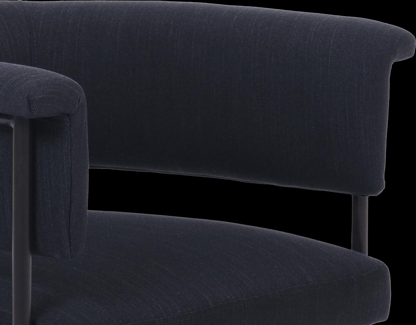 Fermanagh Black Arm Chair - Thumbnail - Image 6