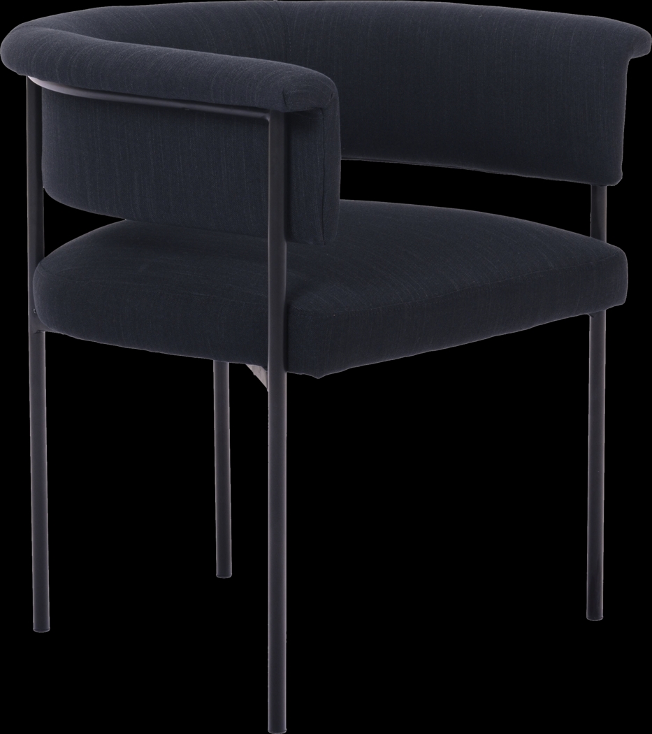 Fermanagh Black Arm Chair - Thumbnail - Image 1