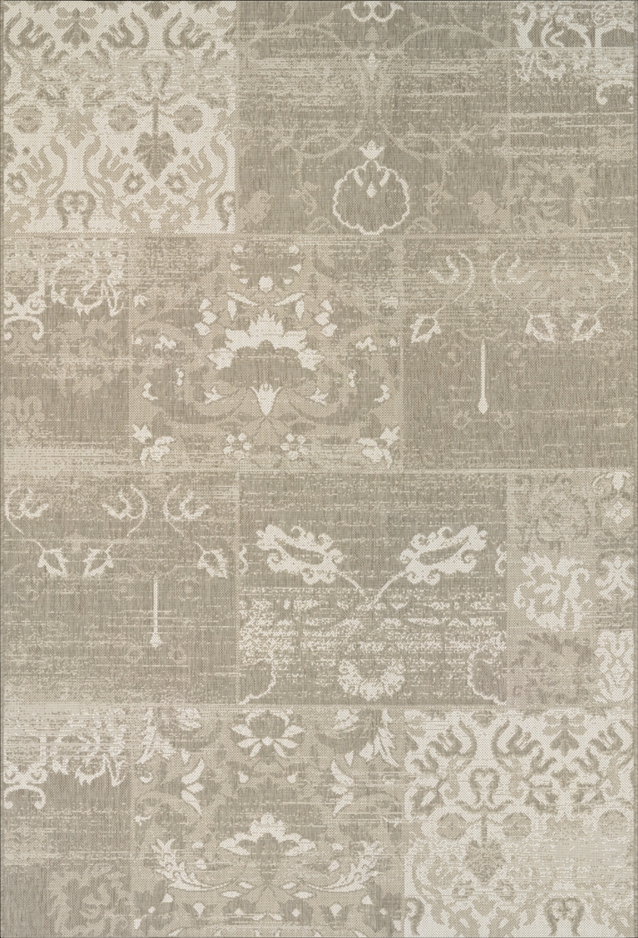 Fern Creek Beige 6'6 x 9'6 Indoor/Outdoor Rug - Thumbnail - Image 1