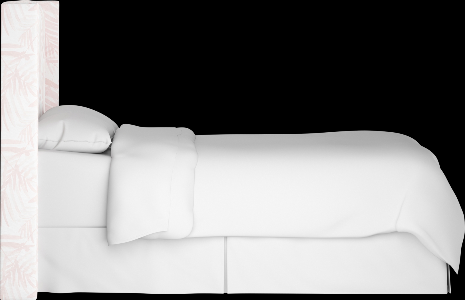 Fern Grove Pink Full Upholstered Headboard - Thumbnail - Image 3