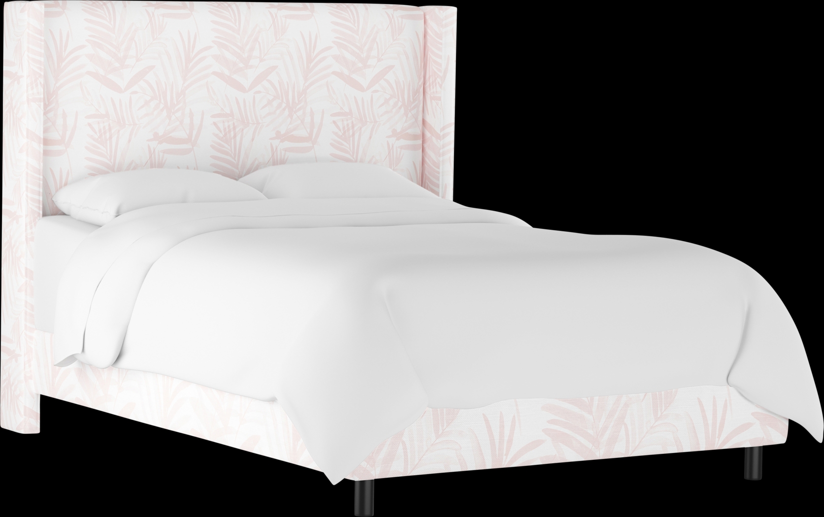 Fern Grove Pink King Upholstered Bed - Thumbnail - Image 1