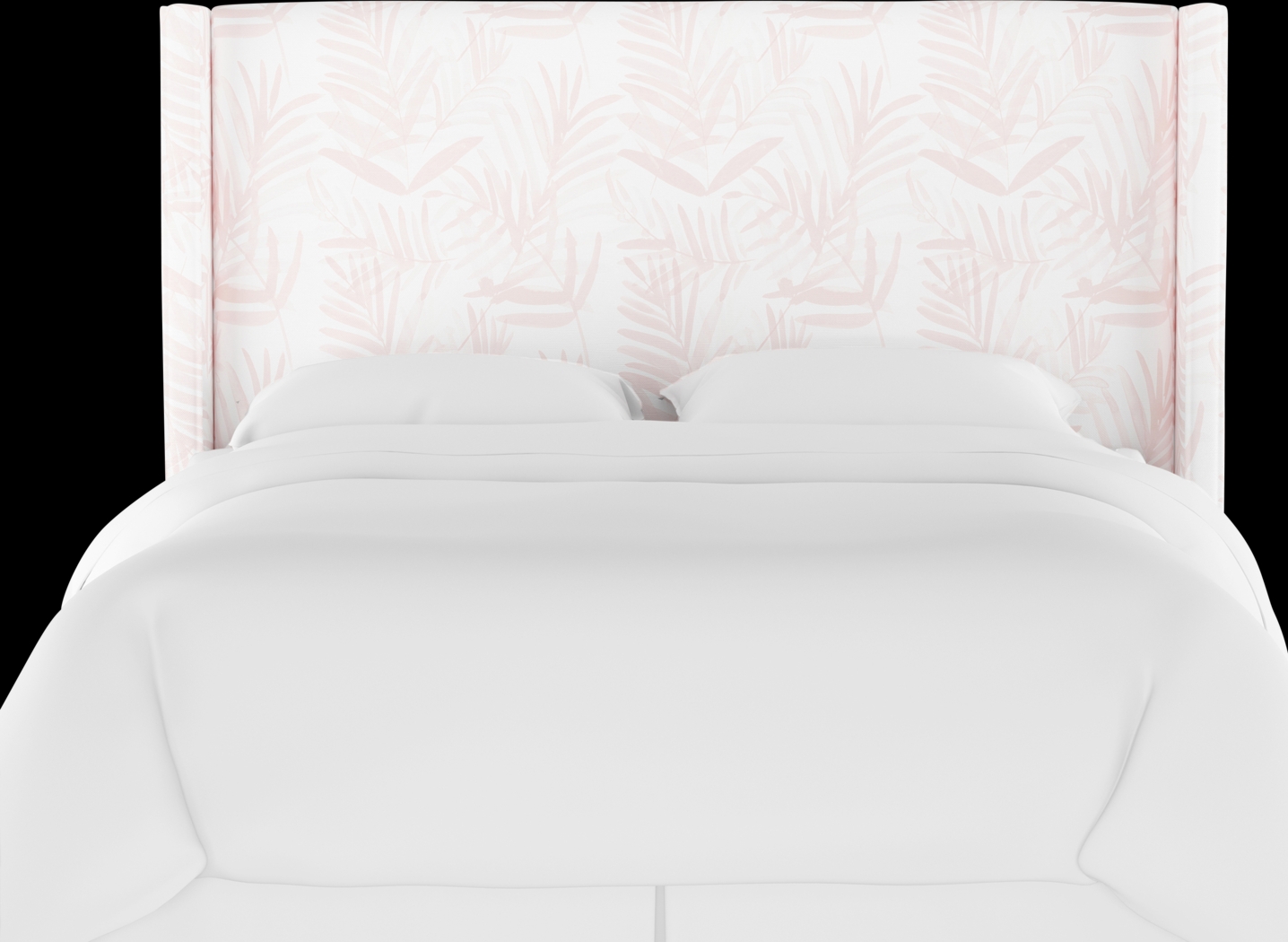Fern Grove Pink King Upholstered Headboard - Thumbnail - Image 2