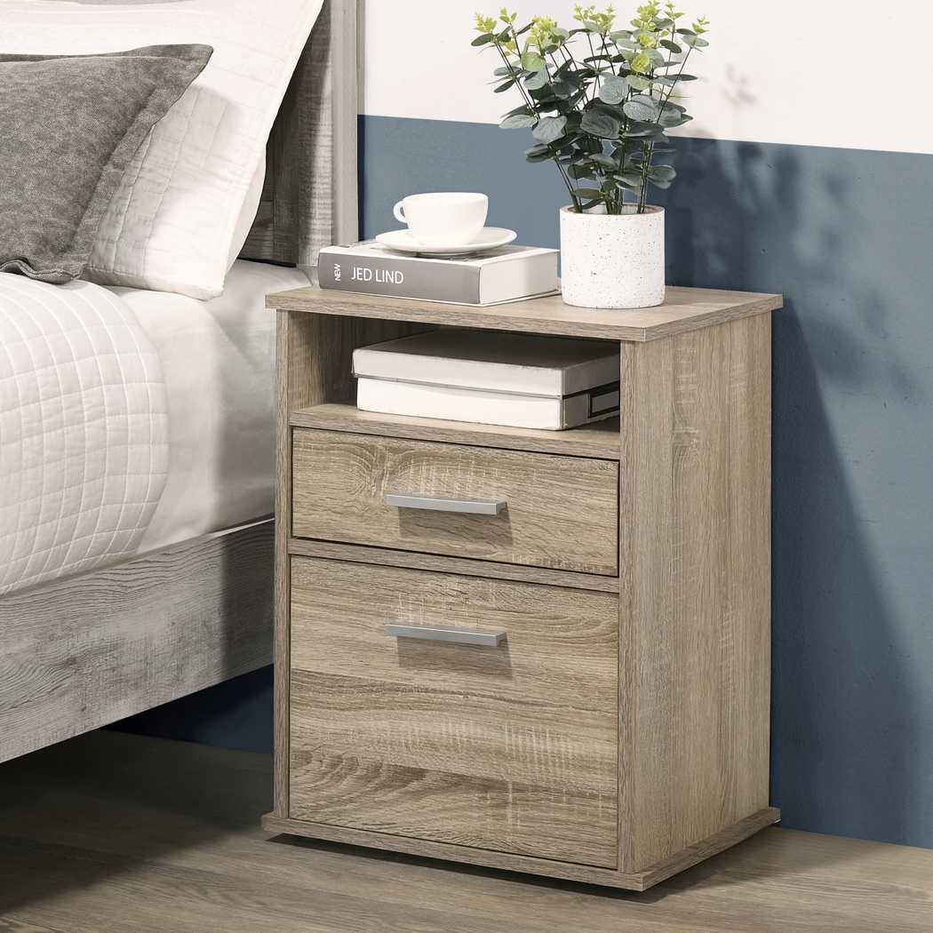 Fernedge II Tan Nightstand - Thumbnail - Image 6