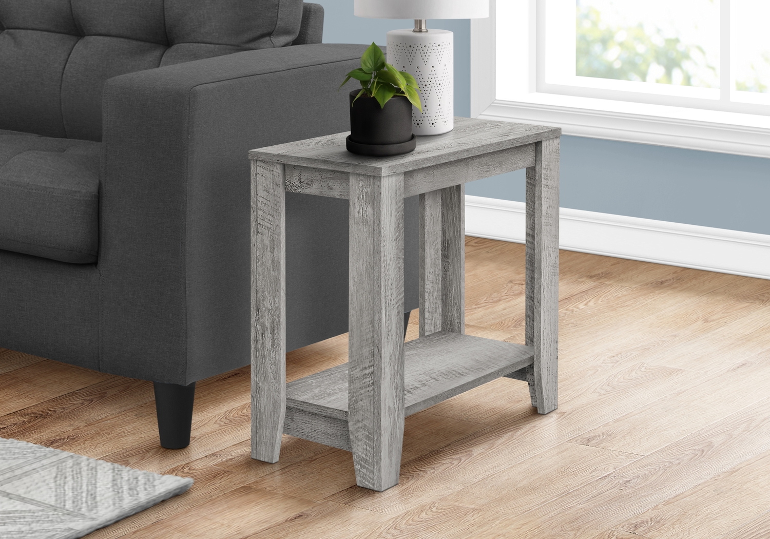Ferngrove Gray End Table - Thumbnail - Image 2