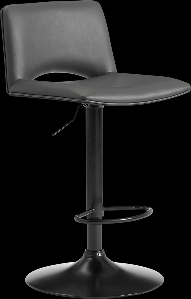 Ferralane II Gray Barstool - Thumbnail - Image 1