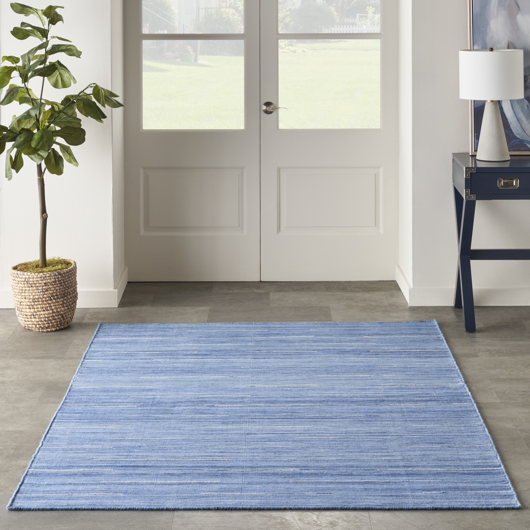 Ferriday Blue 2' x 3' Rug - Thumbnail - Image 5